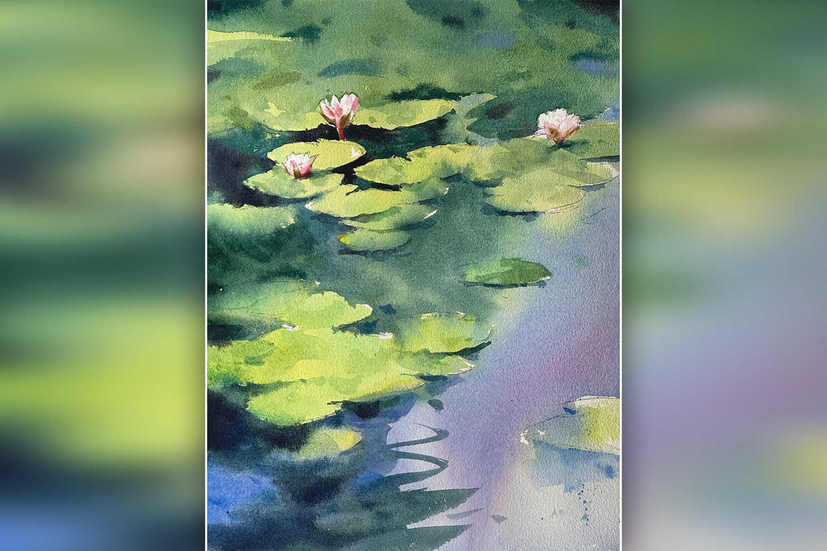 Lily Pond : Mixing Greens