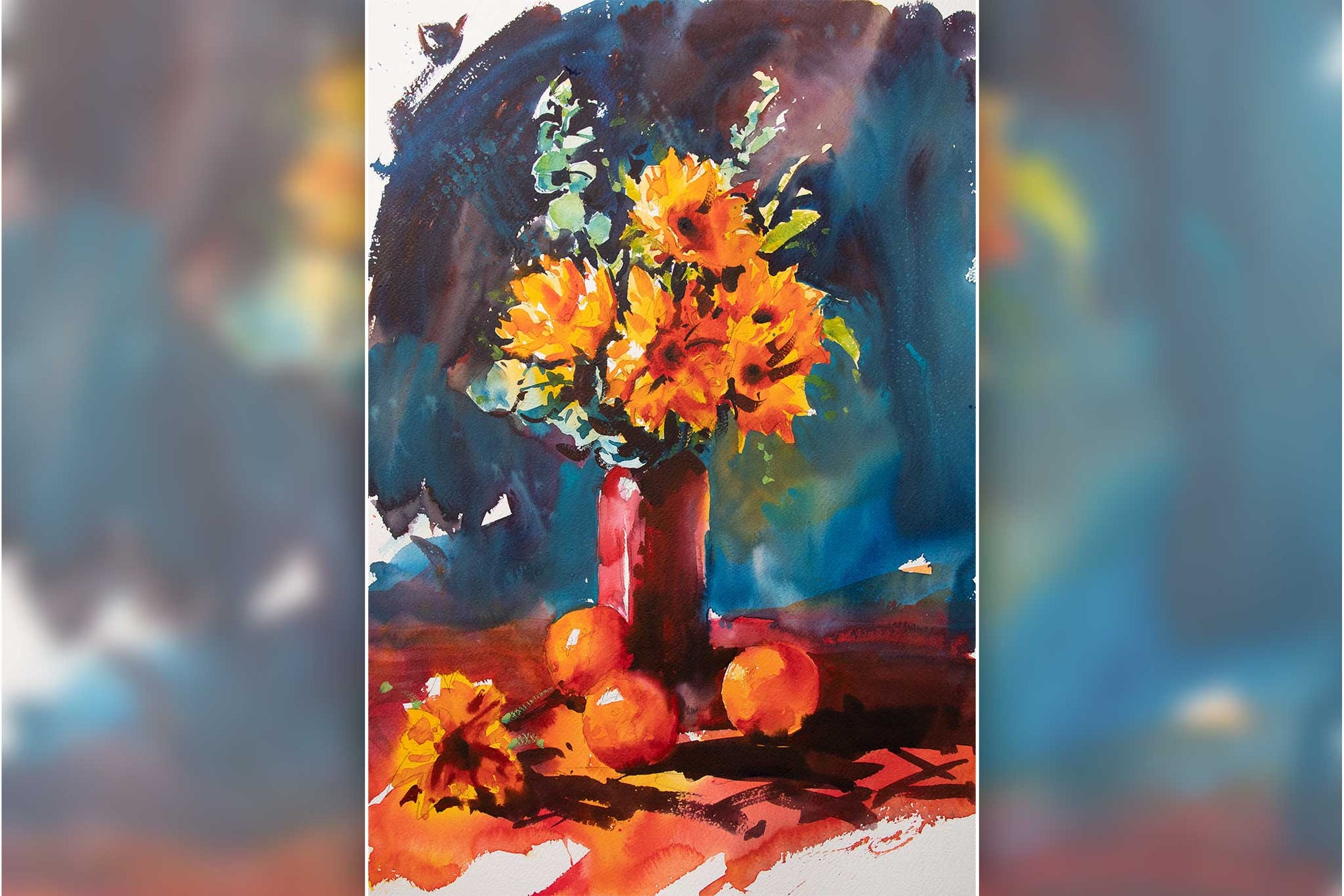 Paint the Shapes - Flower Still Life : Preview