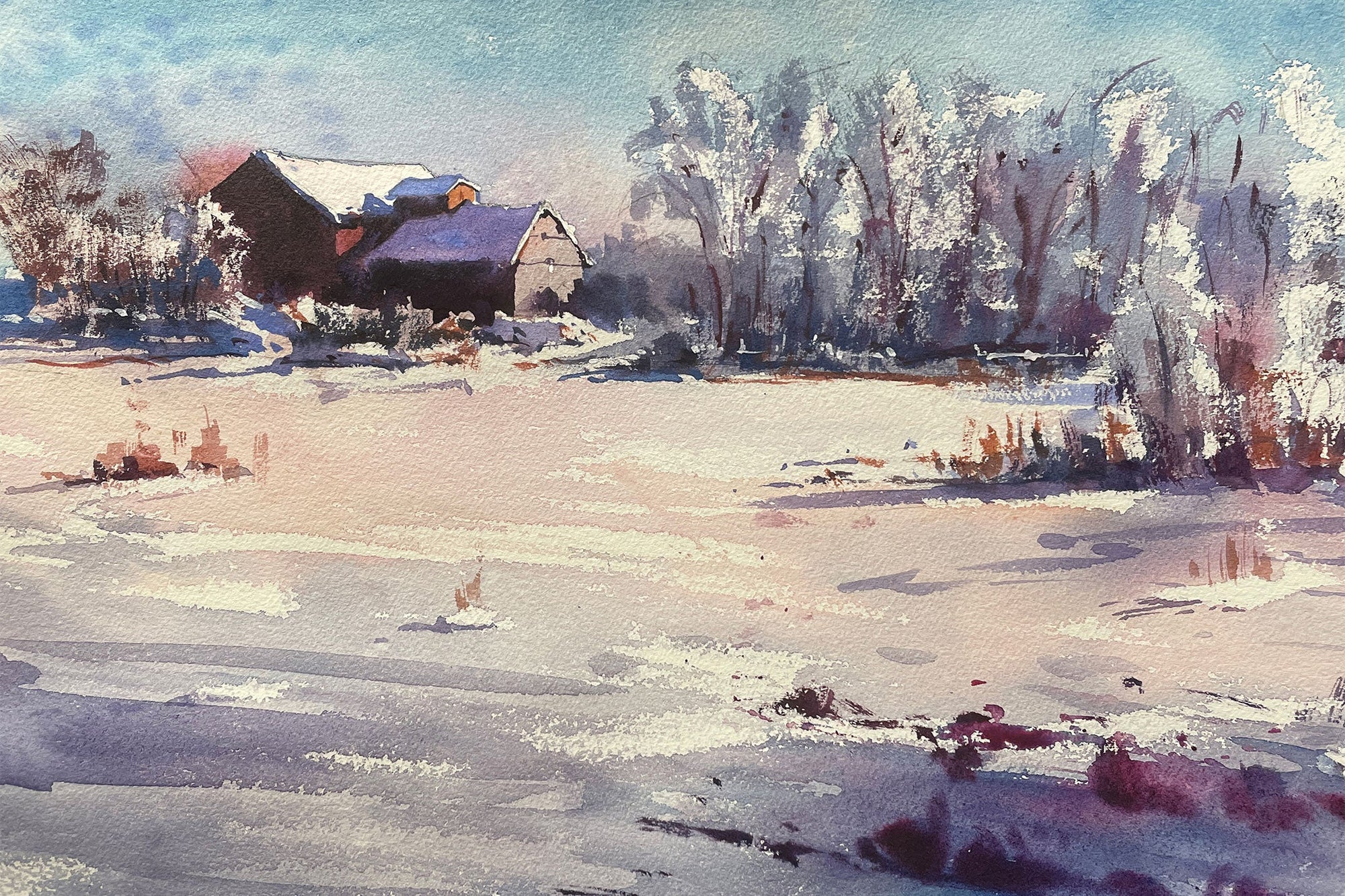 Winter Scene - Composition