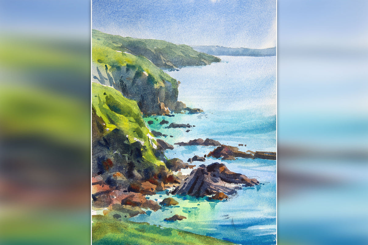 Coastal Light & Shadow - Atmospheric and Loose