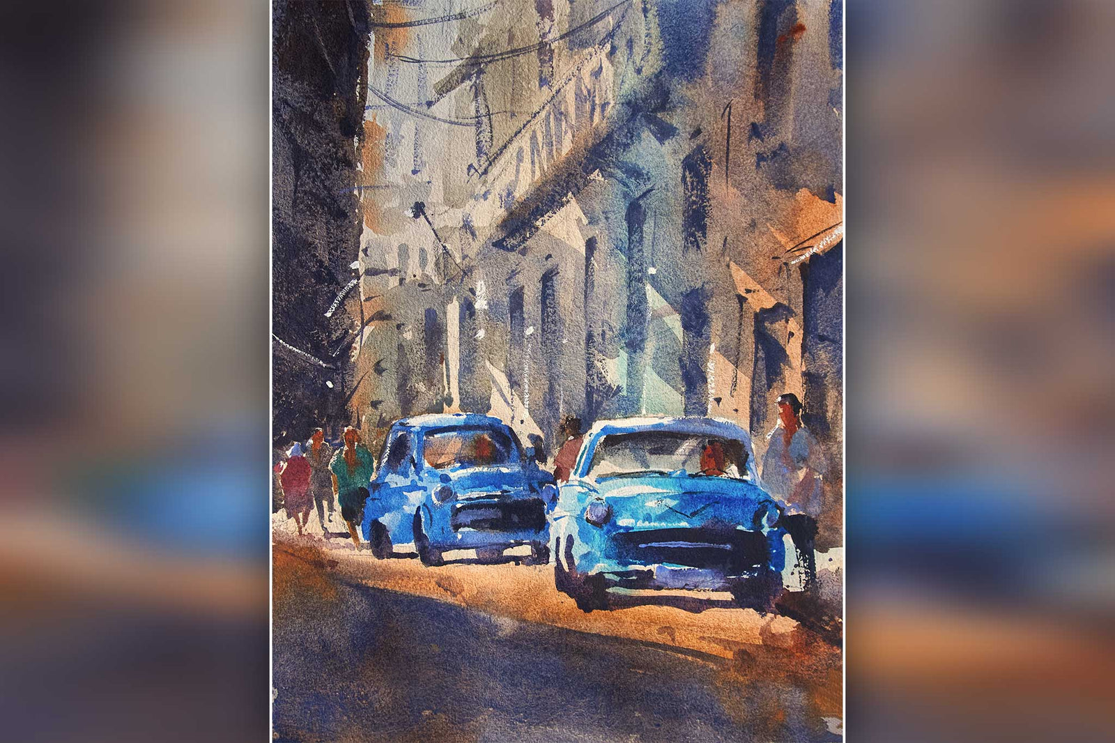 Cuban Street Scene - Composition