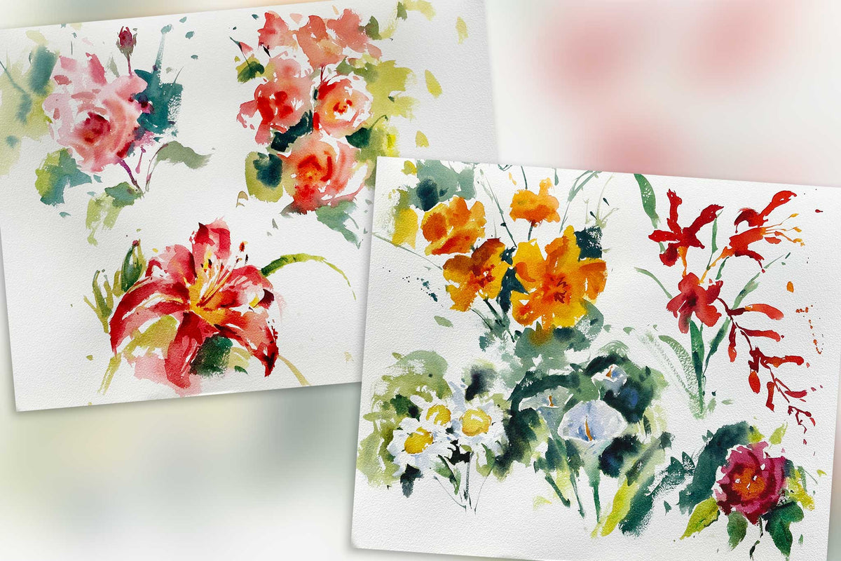 Painting Flowers : Techniques, Colours &amp; Brushwork - Preview