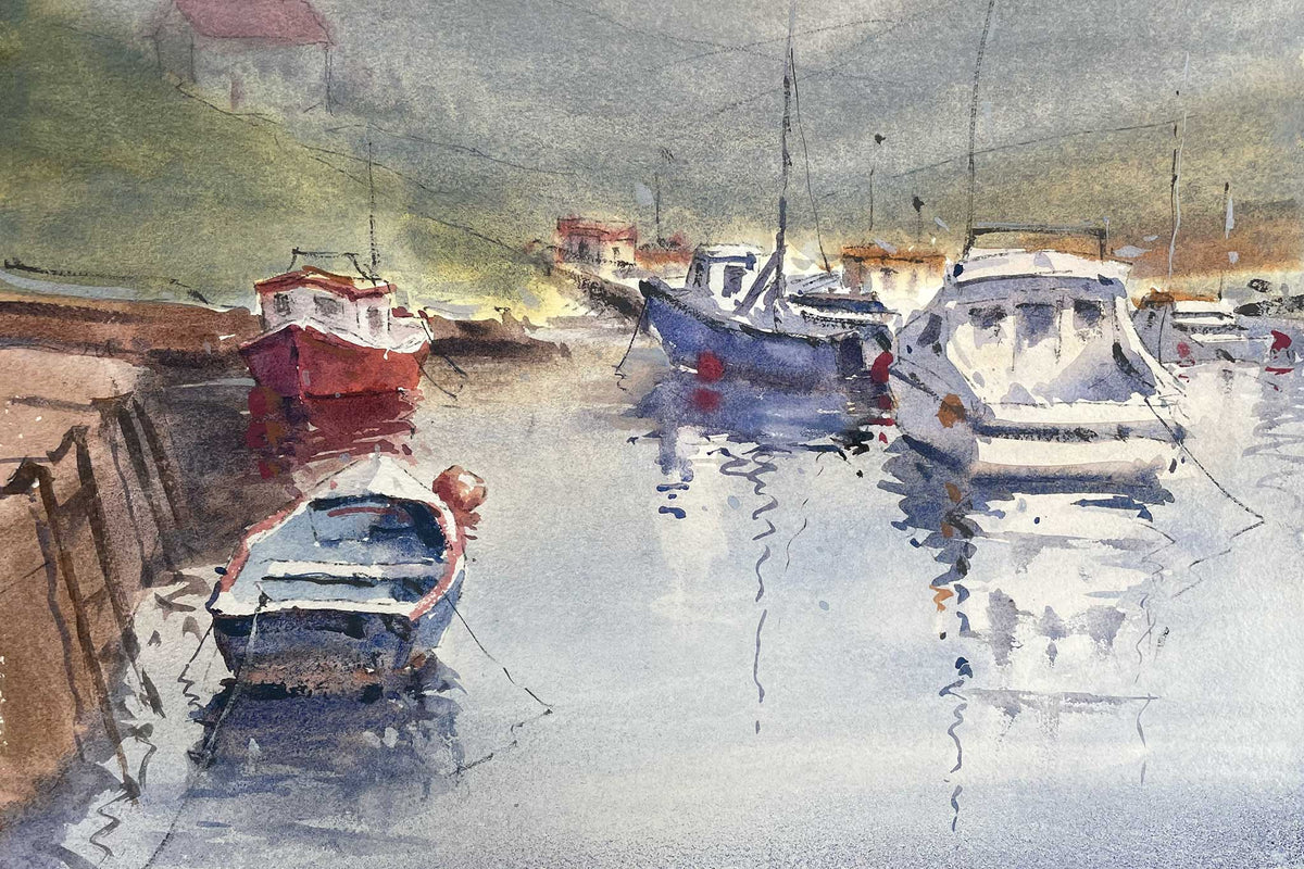 Misty Boats – Painting Gentle Light