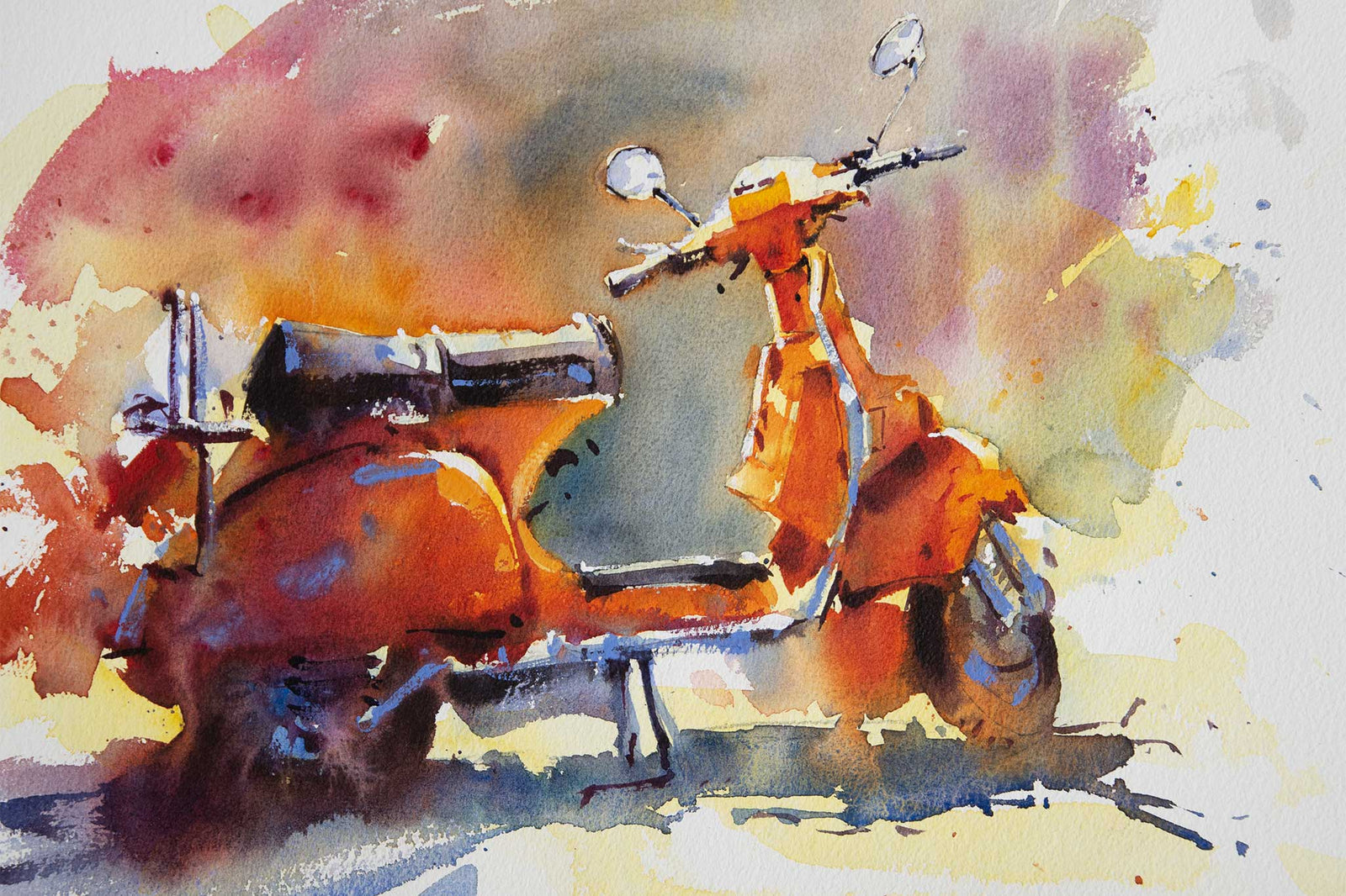 Trapping the Light on a Scooter