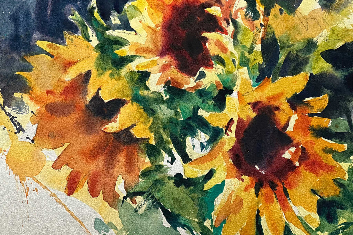 Sunflowers : Composition &amp; Big Shapes - Preview