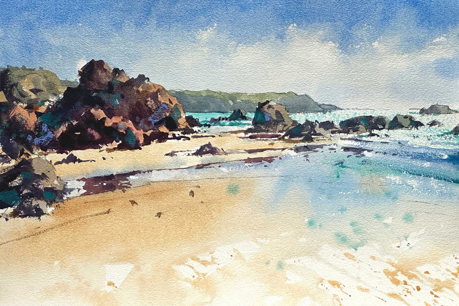 Sunny Sand, Sea & Rocks