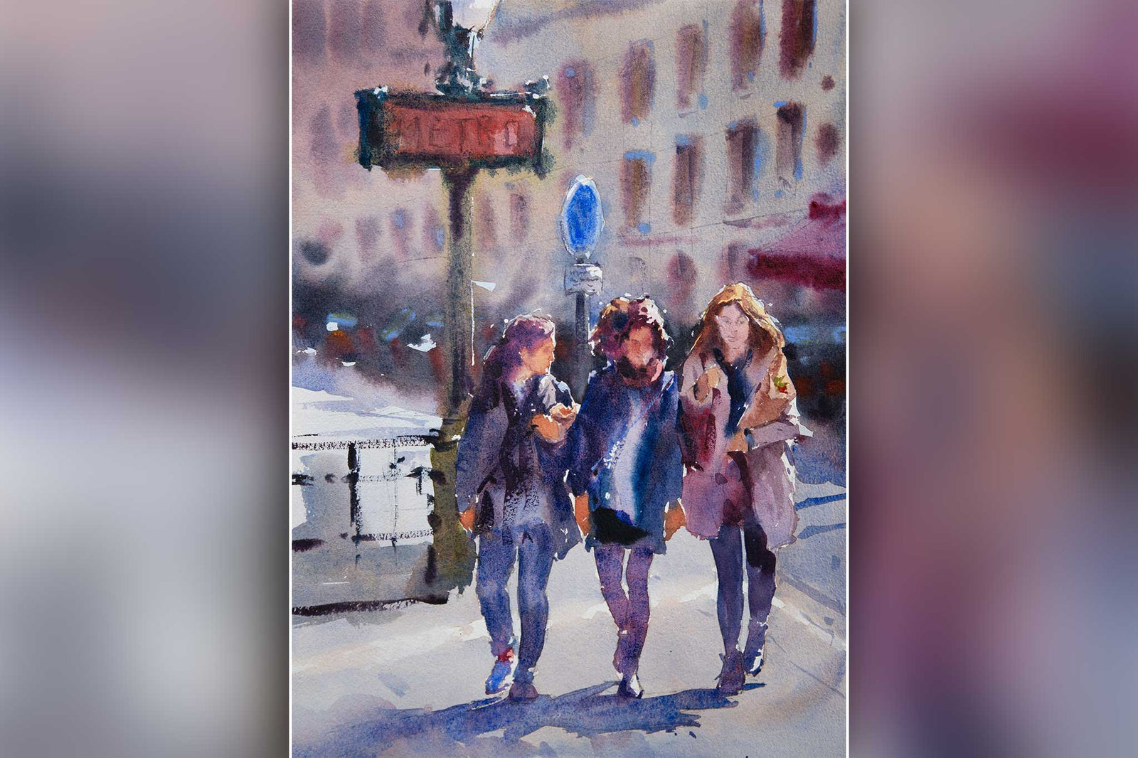 Figures in Paris - Lot’s of Wet on Wet