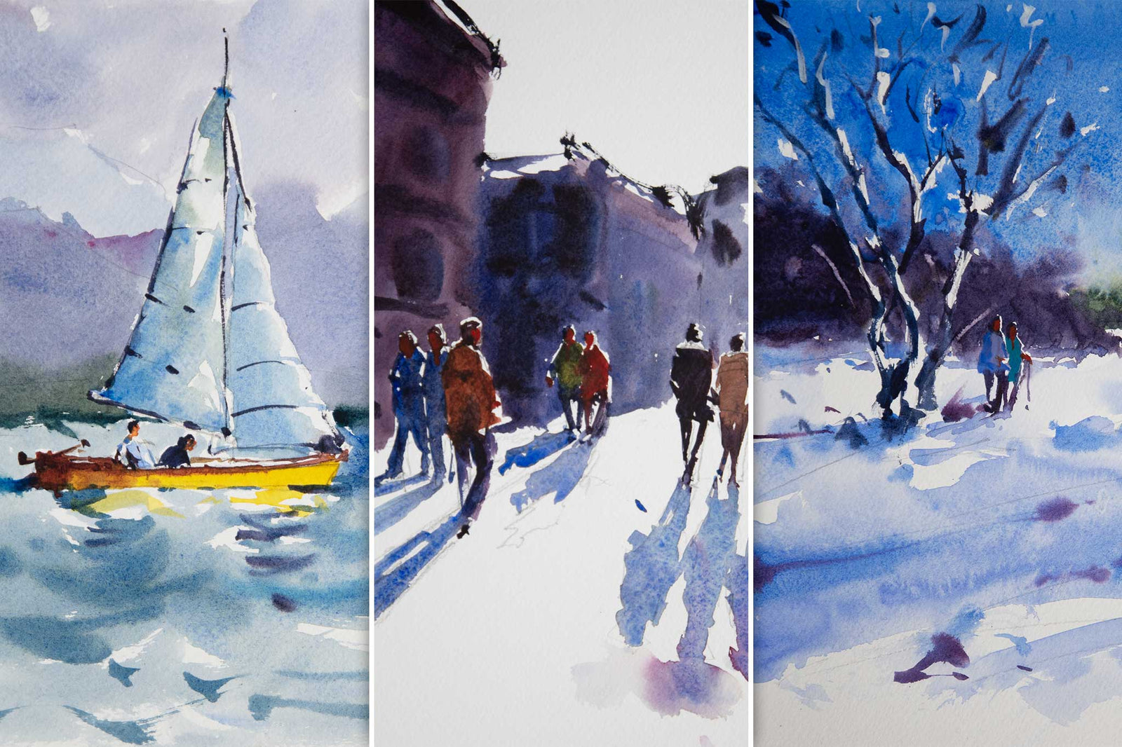 43. Figures in a Setting - Three Impressions